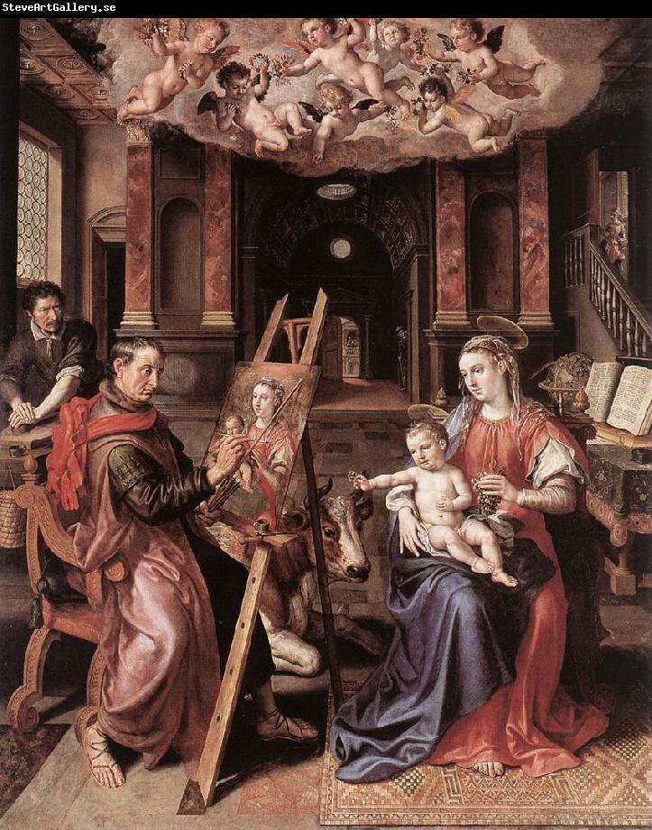 VOS, Marten de St Luke Painting the Virgin Mary awr